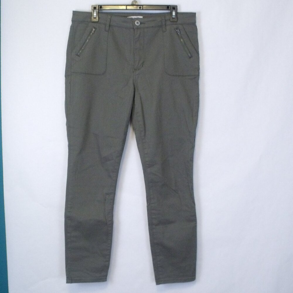 STS BLUE Ellie High Rise Green Ankle Pants